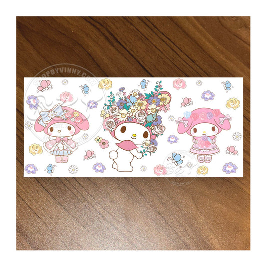 #202 MY MELODY FLOWERS - UVDTF16OZ