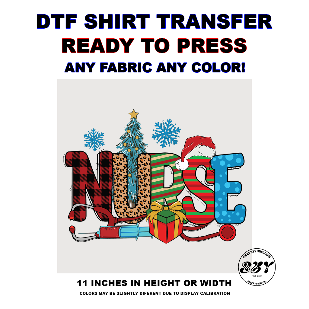 314 NURSE CHRISTMAS - DTF