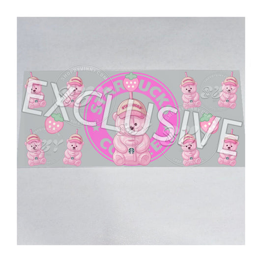1331 PINK BEARISTA - UVDTF16OZ (EXCLUSIVE)