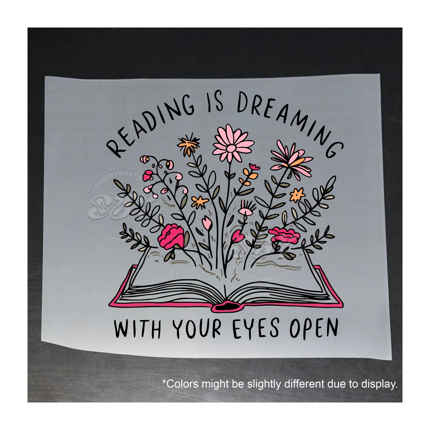 253 READING IS DREAMING WITH YOUR EYES OPEN - BOOKS - DTF