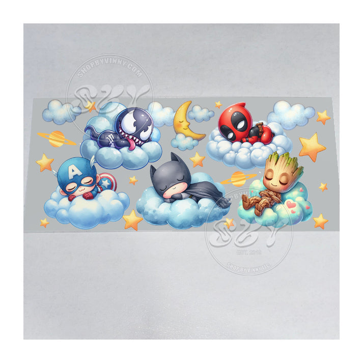 612 SUPER HEROES - UVDTF16OZ