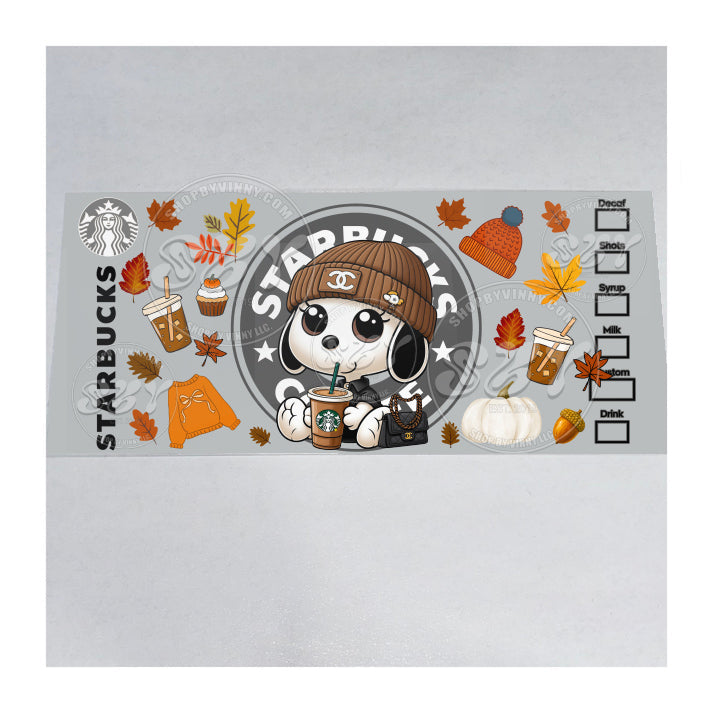 1603 SNOOPY FALL - UVDTF16OZ