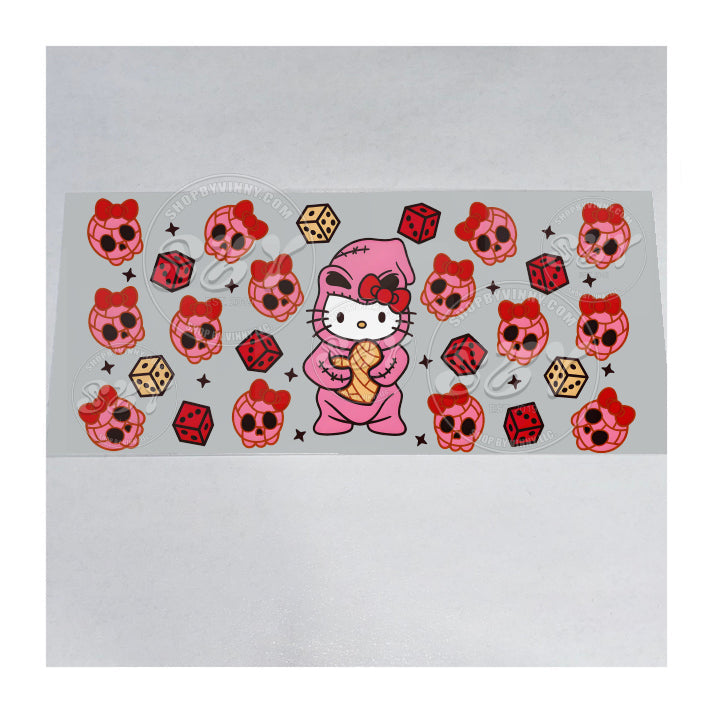 1622 HELLO KITTY PINK OOGIE - UVDTF16OZ