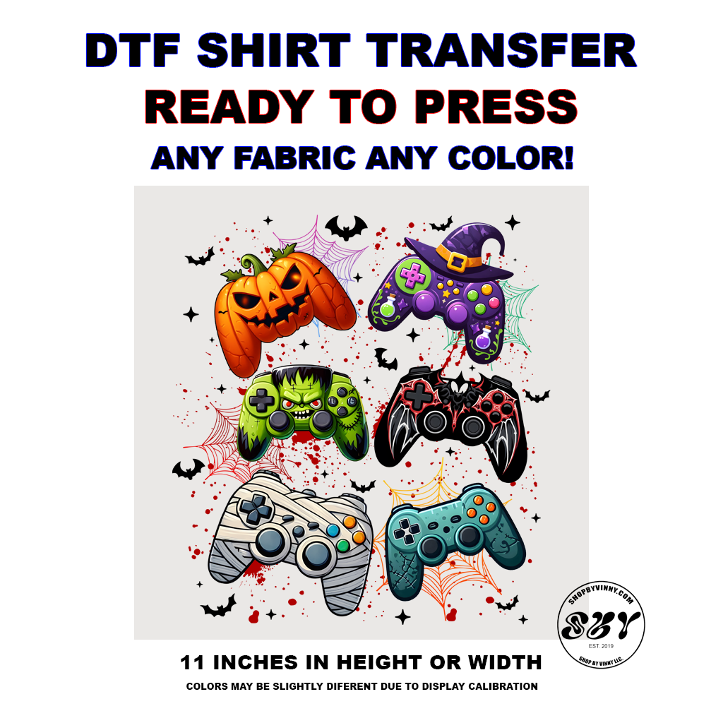 275 SPOOKY GAMERS - DTF