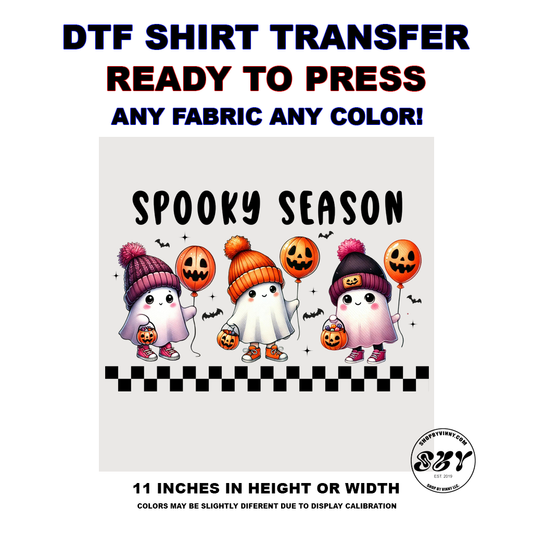 272 SPOOKY SEASON GHOST - DTF