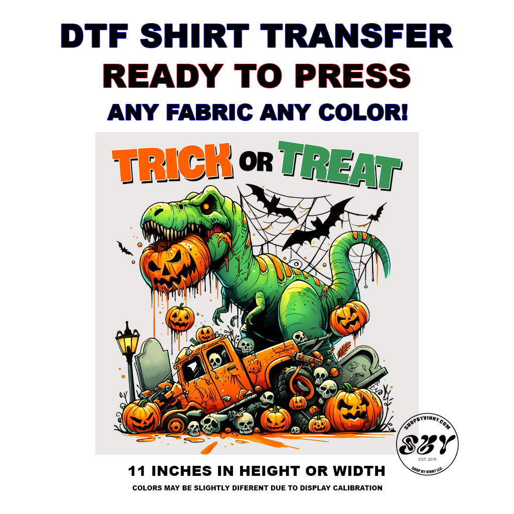 271 TRICK OR TREAT DINO - DTF