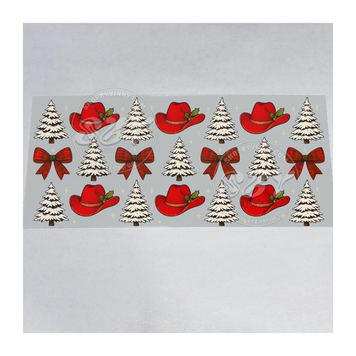 794 RED WESTERN CHRISTMAS - UVDTF16OZ