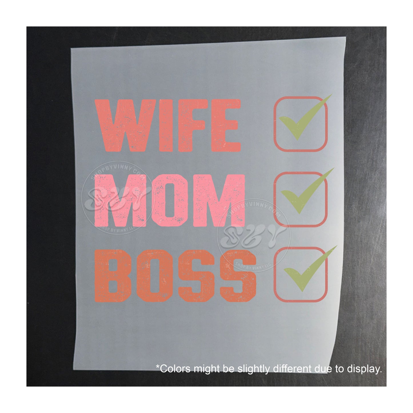 106 WIFE MOM BOSS - DTF