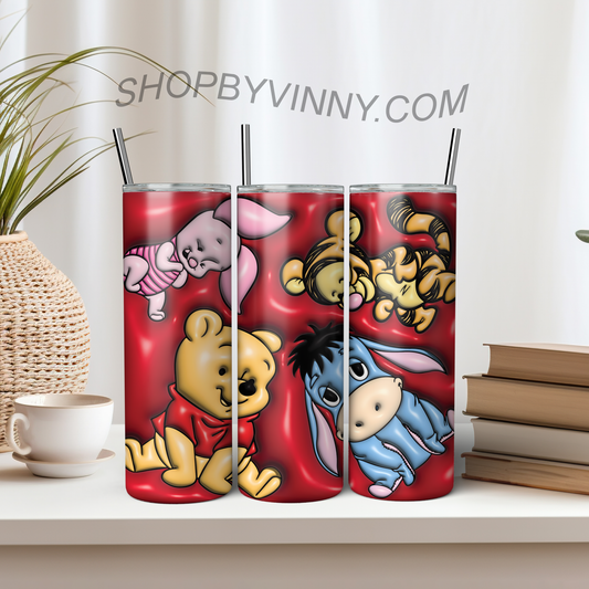 WINNIE THE POOH 3D - 20oz Tumbler