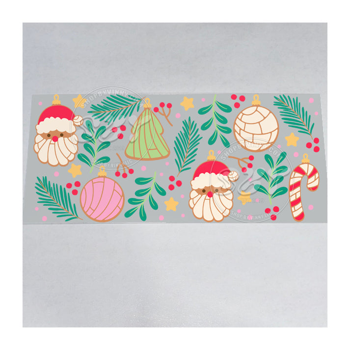 653 SANTA COOKIE ORNAMENTS  - UVDTF16OZ