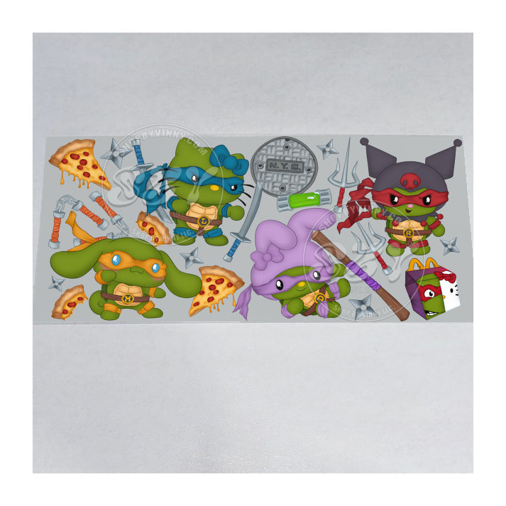 652 HELLO KITTY X NINJA TURTLES  - UVDTF16OZ