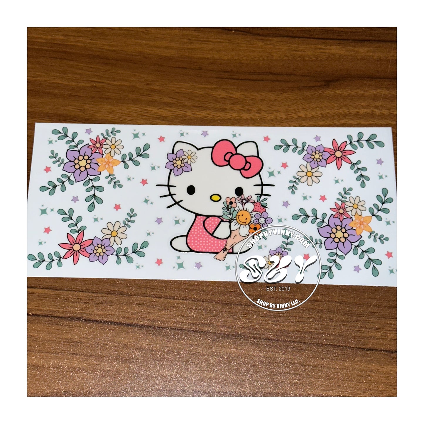 #099 HELLO KITTY FLOWERS - UVDTF16OZ