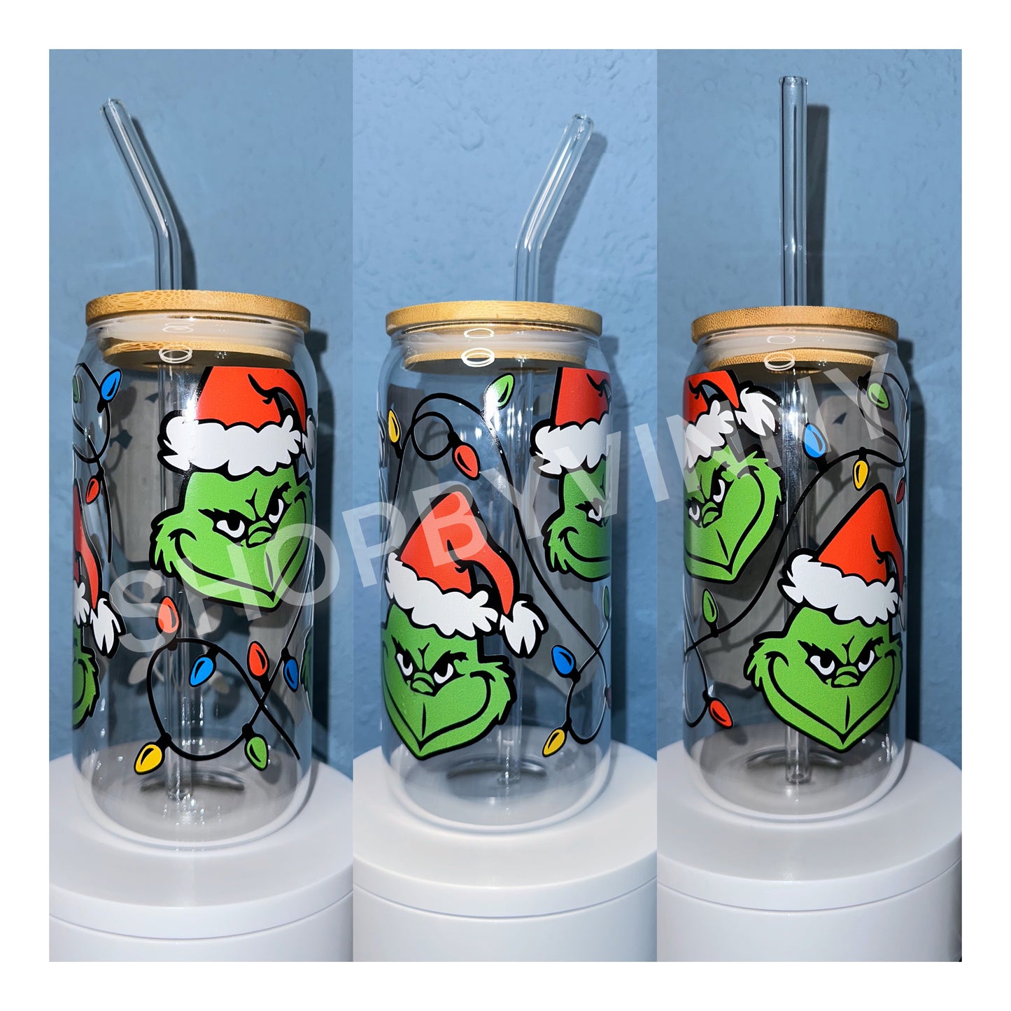 Grinch - Libbey Glass Cup