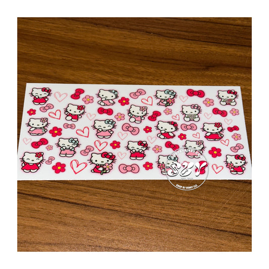 #098 HELLO KITTY BOWS HEARTS - UVDTF16OZ