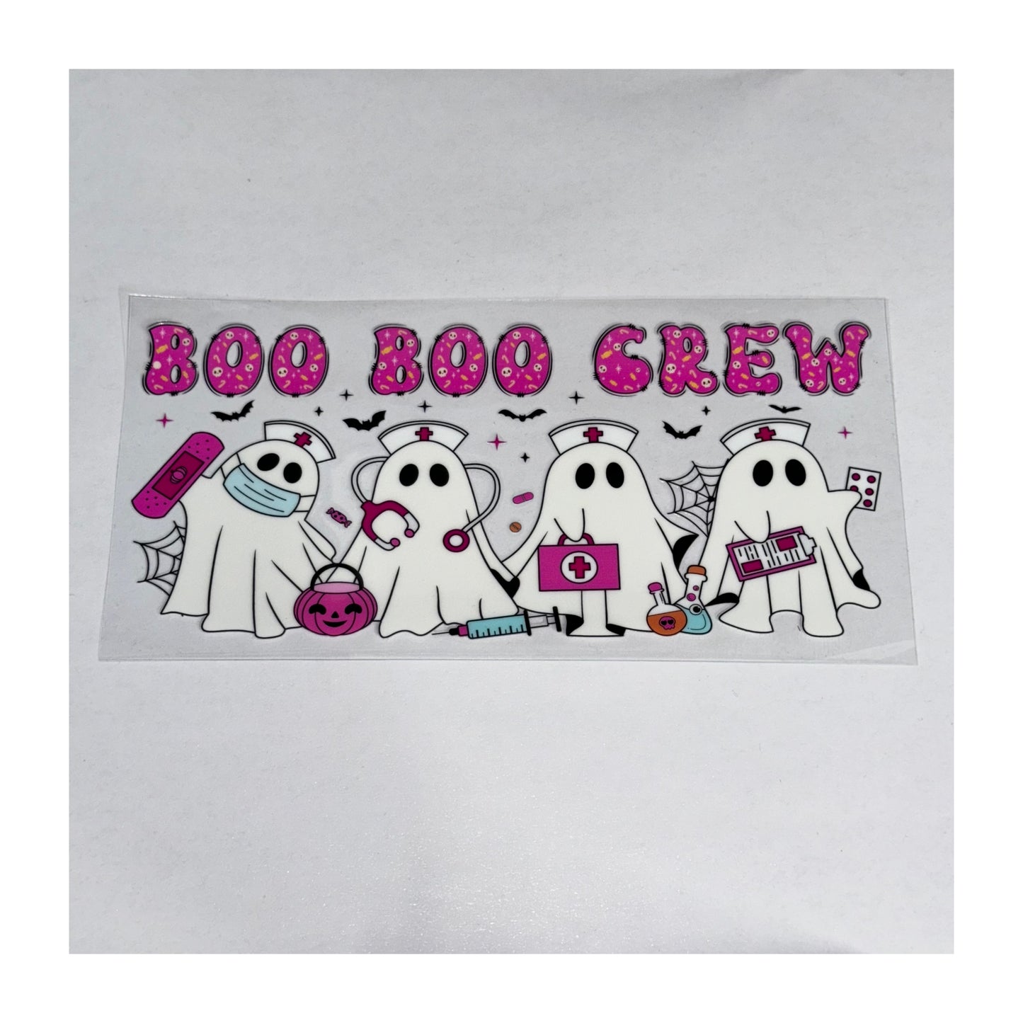 368 BOO BOO CREW NURSE GHOST  - UVDTF16OZ