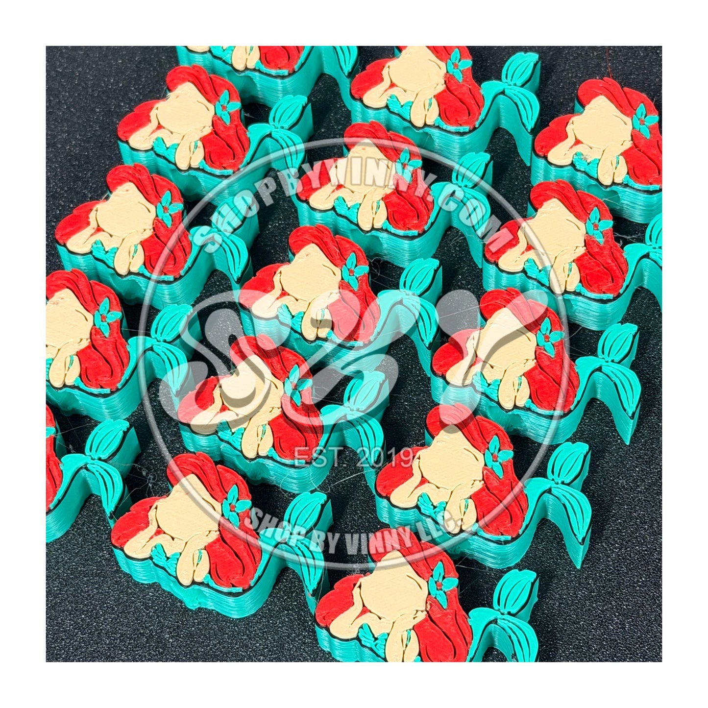 LITTLE MERMAID - STRAW TOPPERS