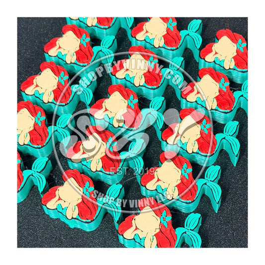 LITTLE MERMAID - STRAW TOPPERS