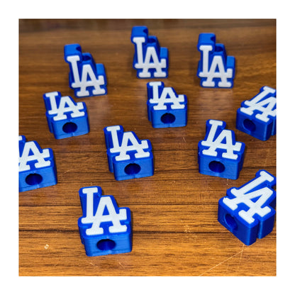 12 PCS LA DODGERS STRAW DECORATIONS - SPORTS