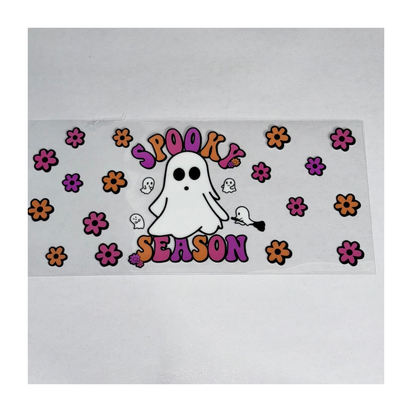 367  GHOST SPOOKY SEASON FLOWERS  - UVDTF16OZ