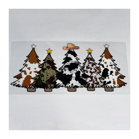 386 WESTERN CHRISTMAS TREES - UVDTF16OZ