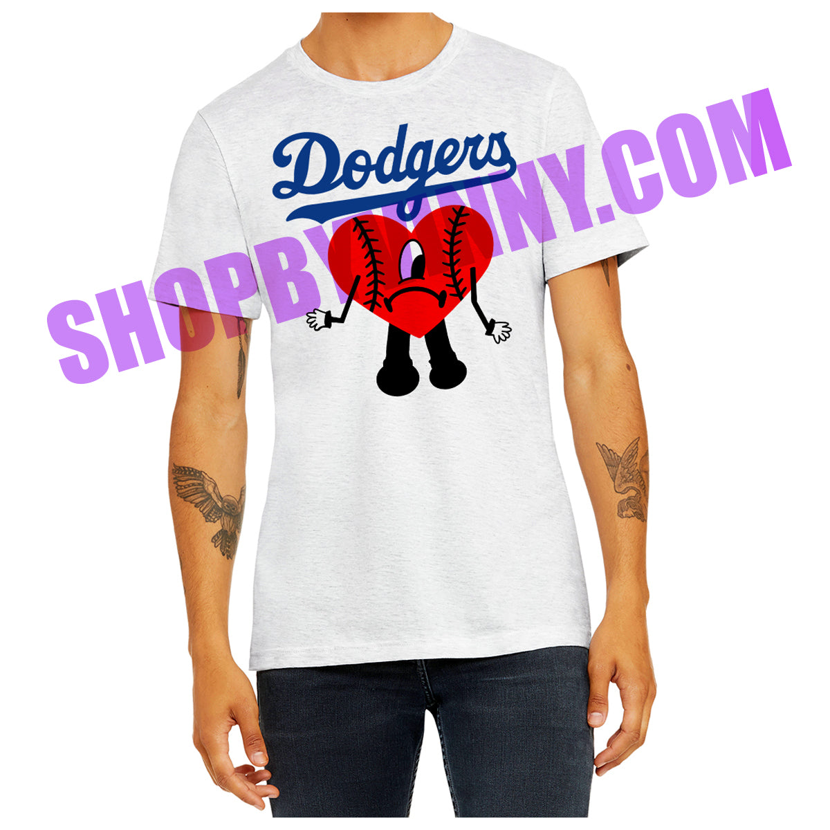 Baseball Sad Heart Vibes - T-Shirt