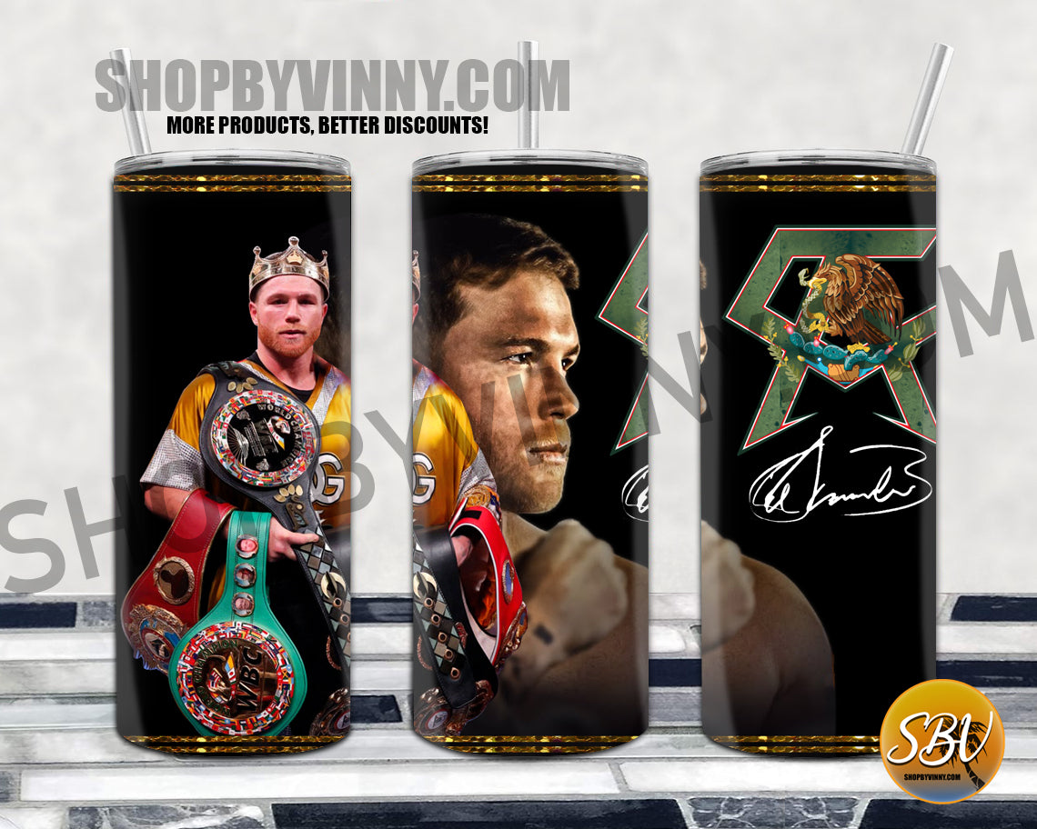 Canelo - with Autograph - 20oz Tumbler