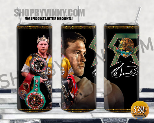 Canelo - with Autograph - 20oz Tumbler