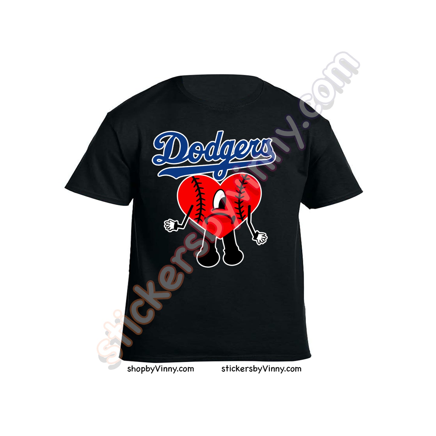 Baseball Team - Sad Heart - T-Shirt
