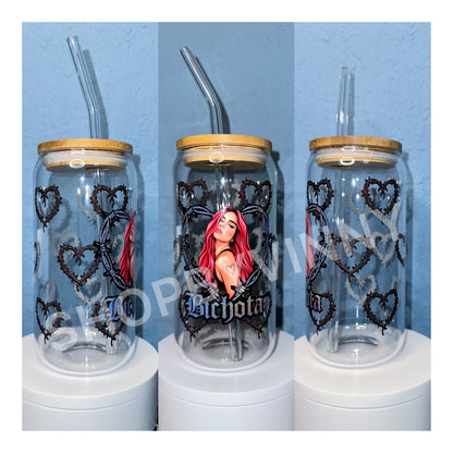 Copy of 16oz Glass Beer Can Wrap. - KAROL G  - Printable Vinyl