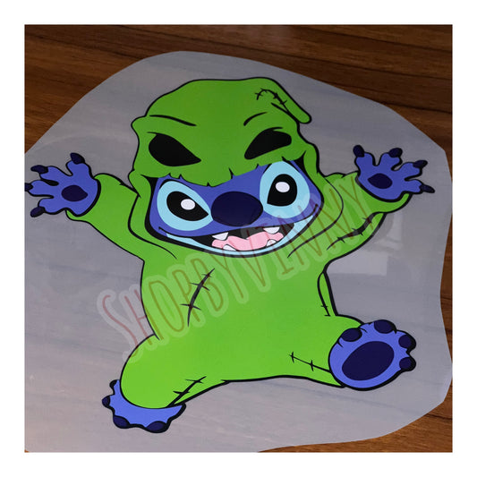 Cartoon Green monster - HTV