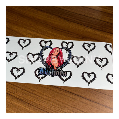 Copy of 16oz Glass Beer Can Wrap. - KAROL G  - Printable Vinyl