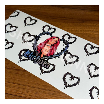 Copy of 16oz Glass Beer Can Wrap. - KAROL G  - Printable Vinyl